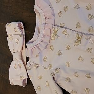 Baby Girl Sleep and Play with hair bow